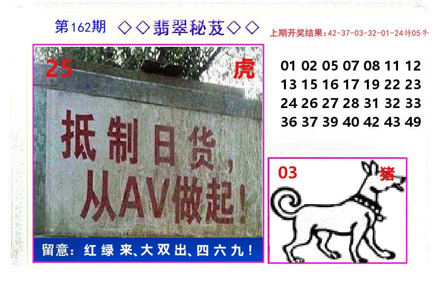 翡翠秘芨 第162期
