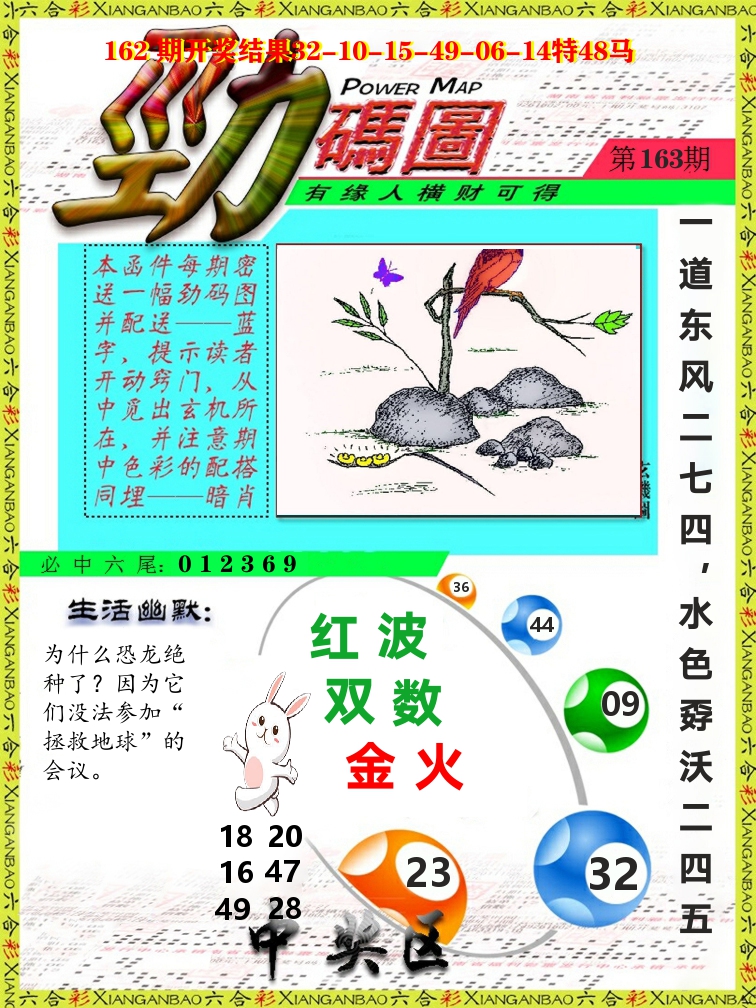 劲码图 第163期