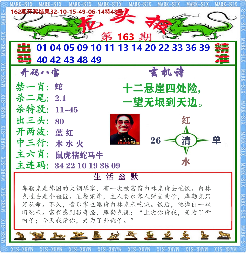 澳门龙头报 第163期