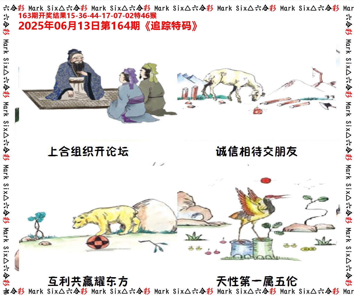 追踪特码 第164期