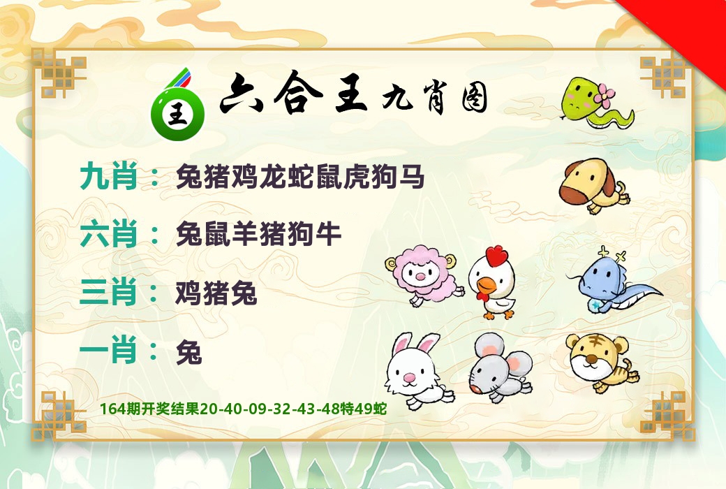 六合王九肖图 第165期
