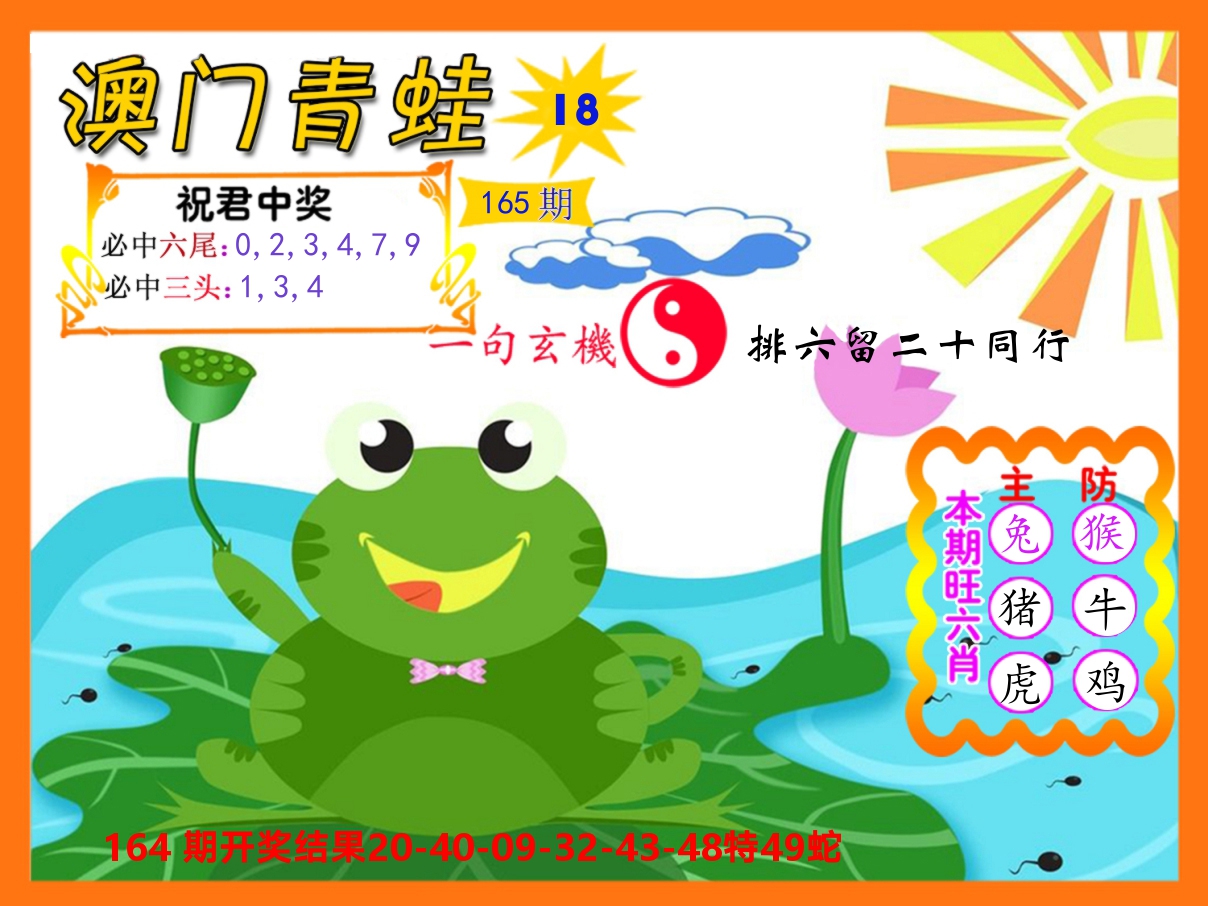 青蛙系列18 第165期