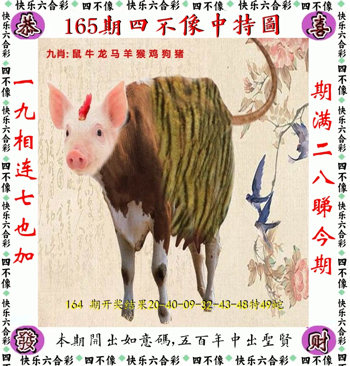 四不像 第165期
