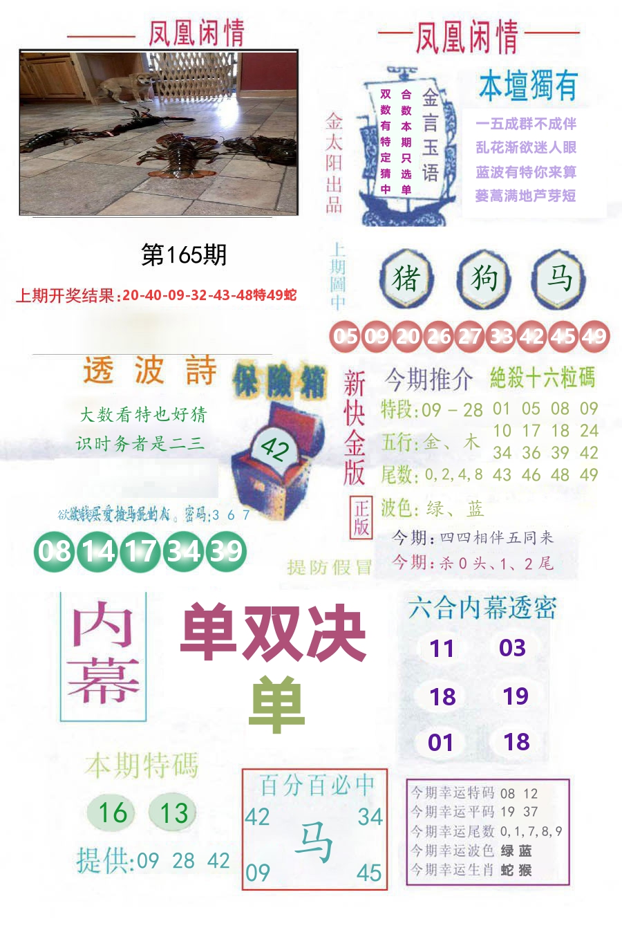 凤凰闲情 第165期