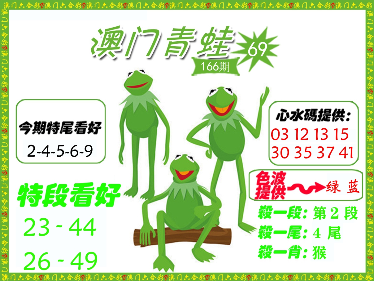 青蛙系列69 第166期