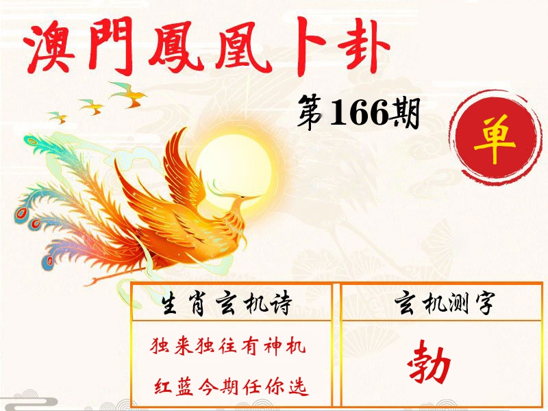 凤凰卜卦 第166期