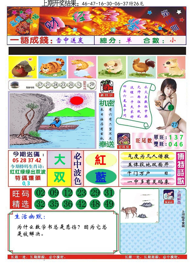 澳门财经宝鉴 第168期