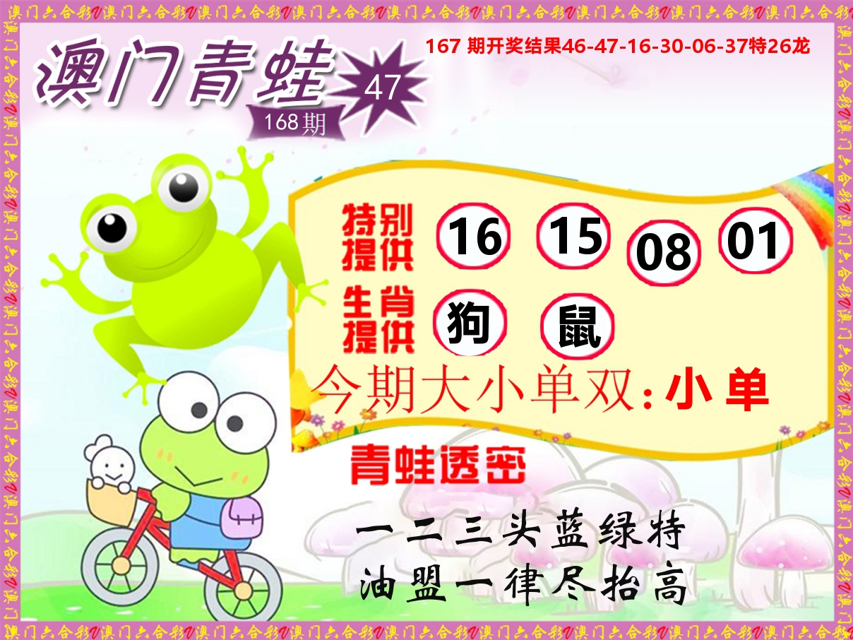青蛙系列47 第168期