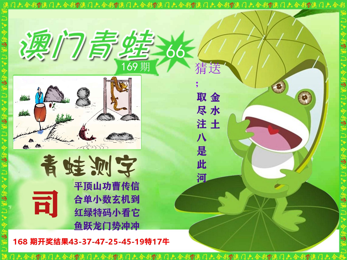 青蛙系列66 第169期