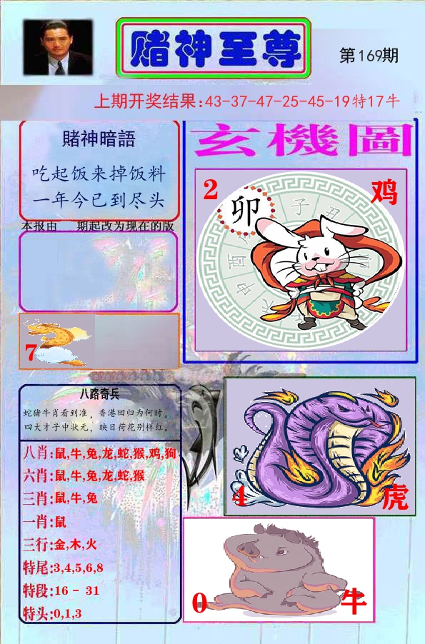 赌神至尊 第169期