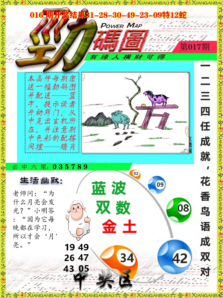 劲码图 第17期