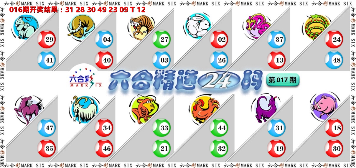 六合精选24码 第17期