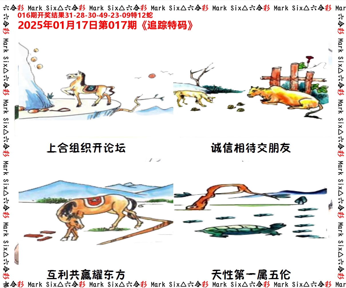 追踪特码 第17期