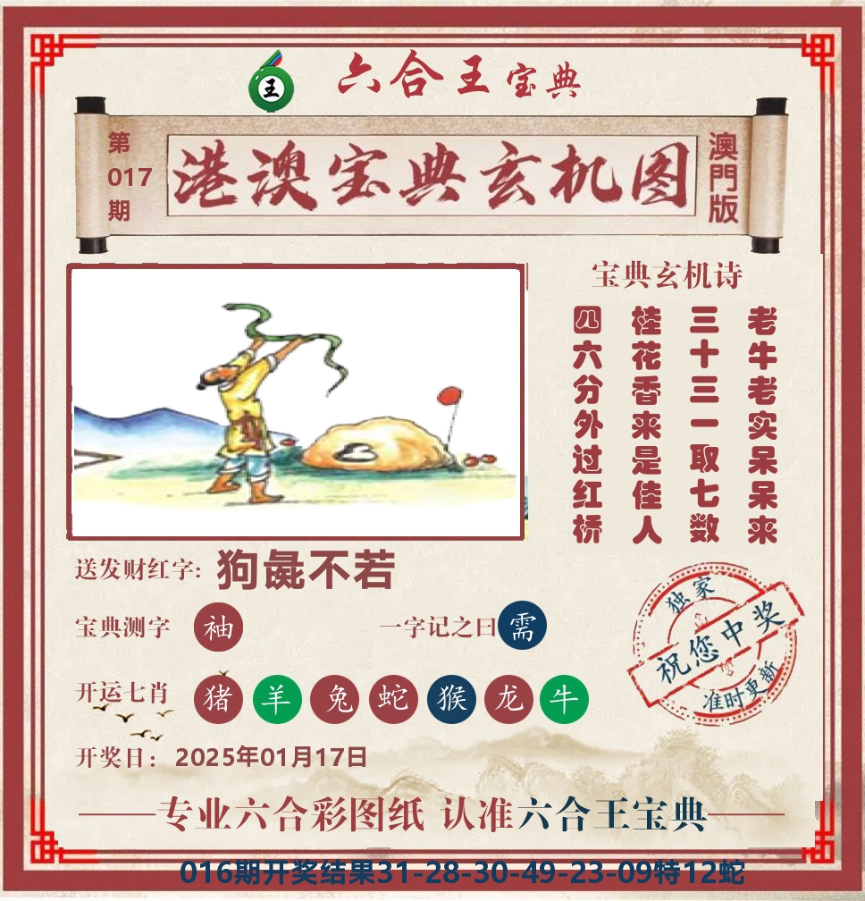 六合王宝典玄机 第17期