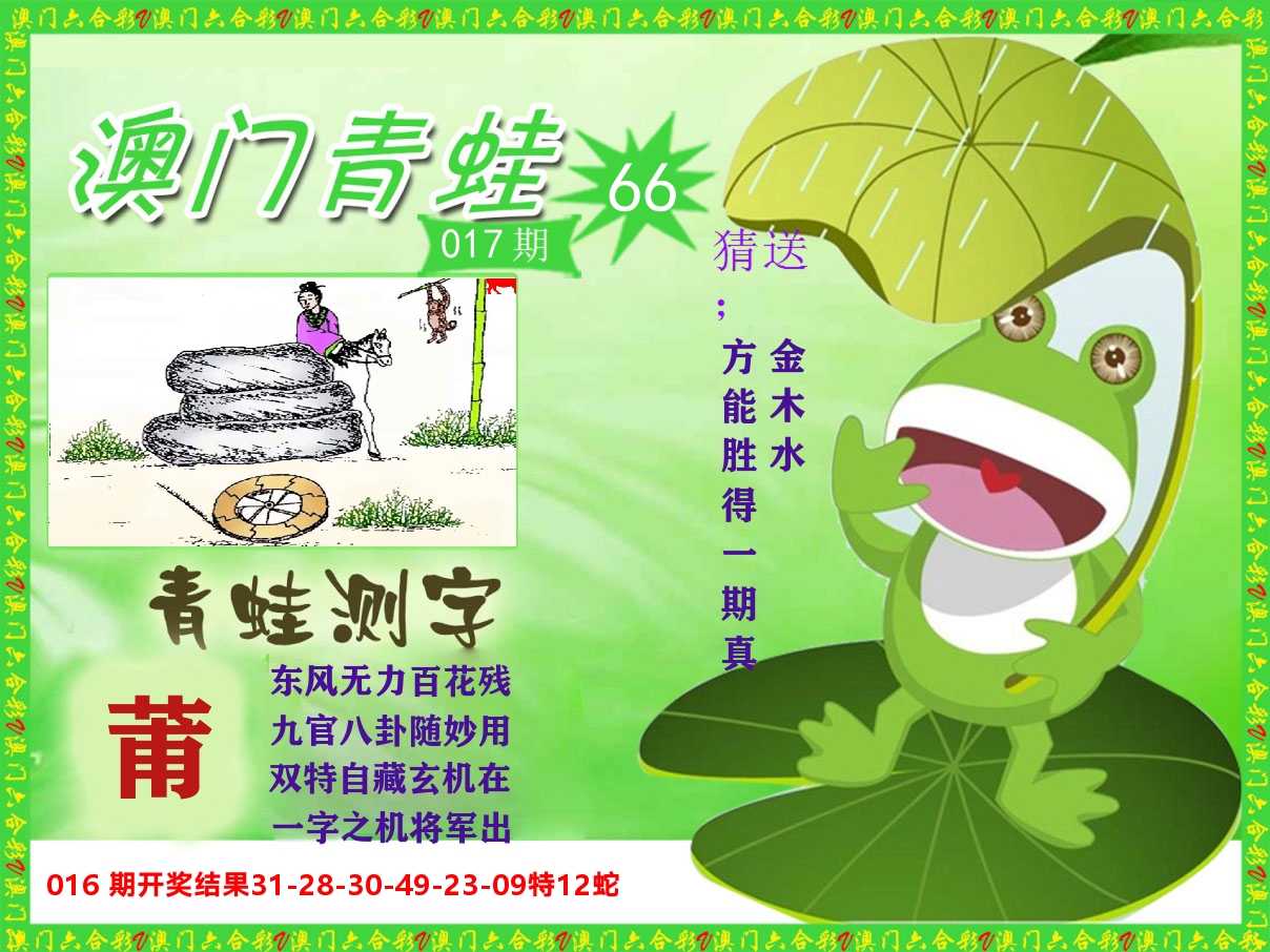 青蛙系列66 第17期