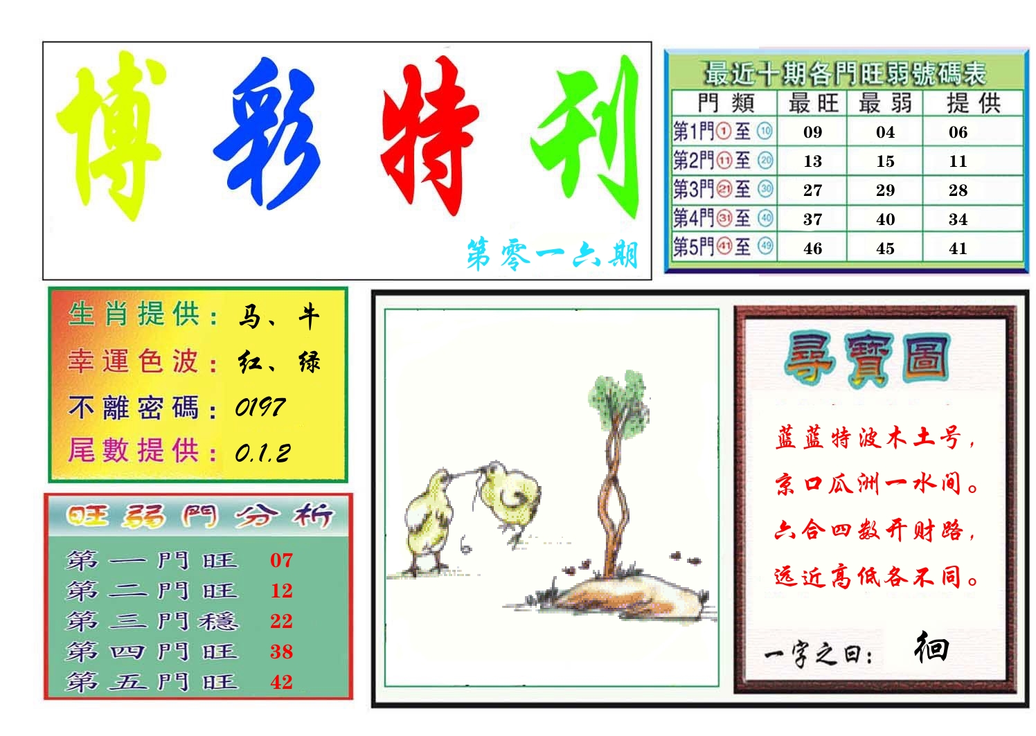 博彩特刊 第17期