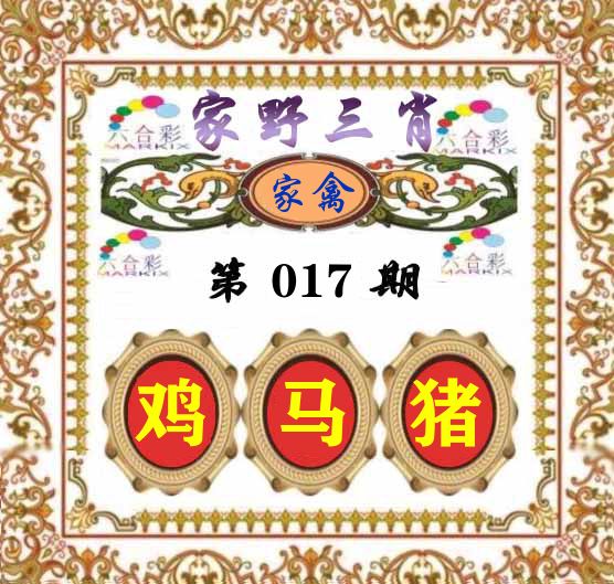 家野三肖 第17期