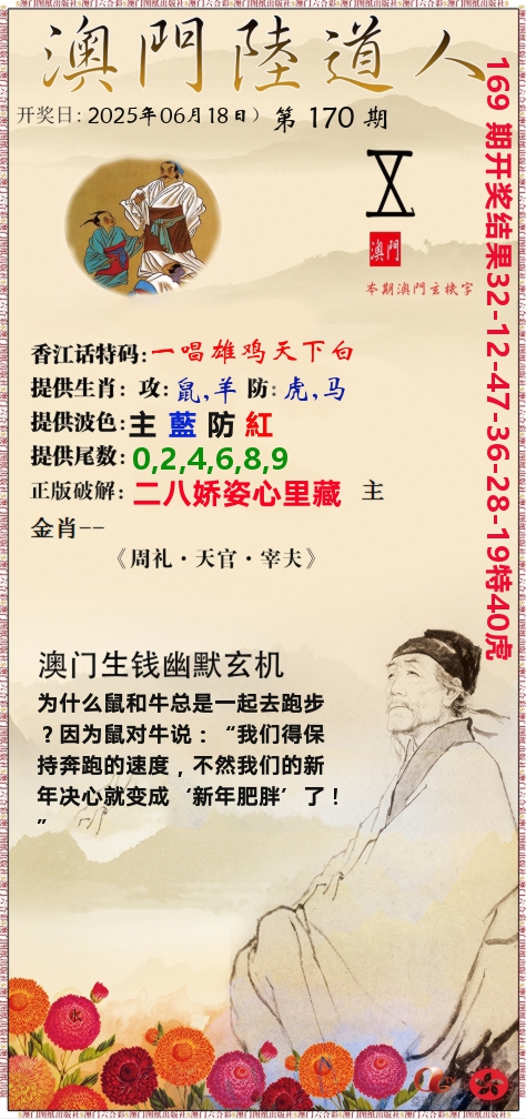 澳门陆道人 第170期