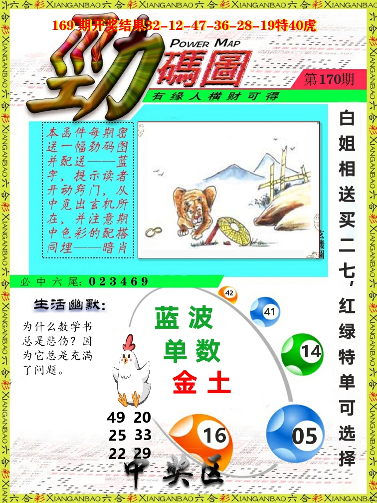 劲码图 第170期