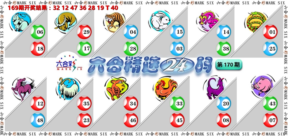 六合精选24码 第170期