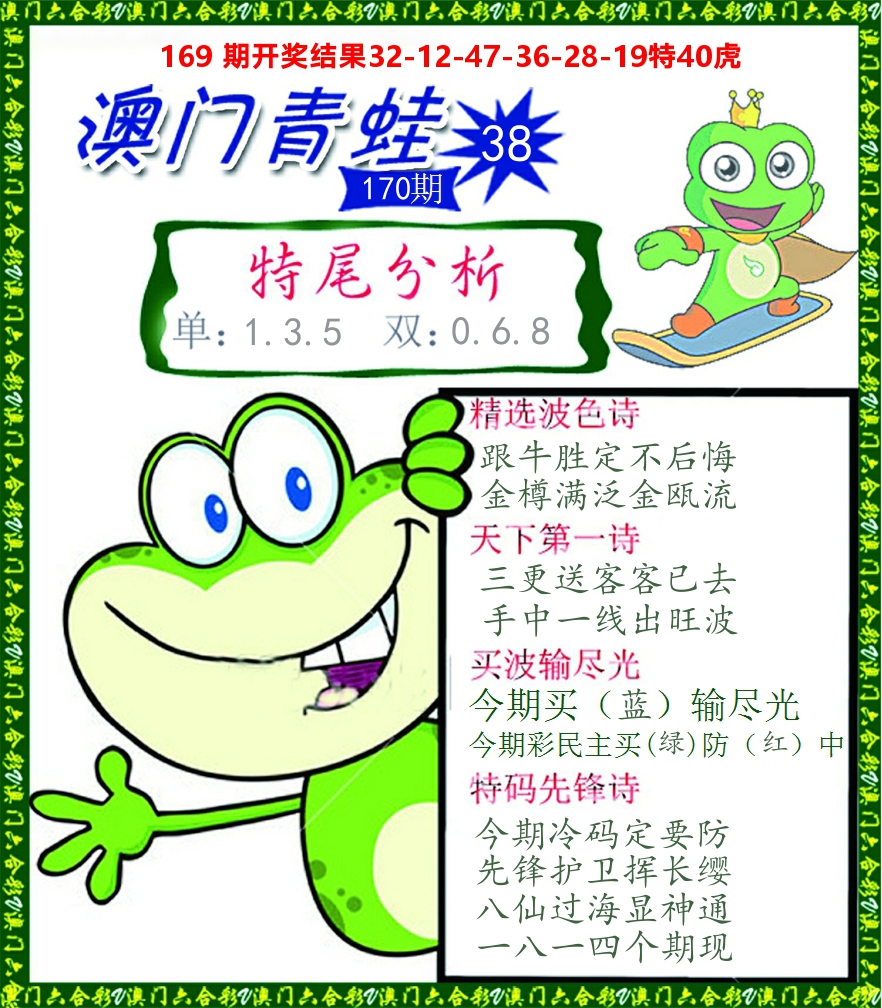 青蛙系列38 第170期