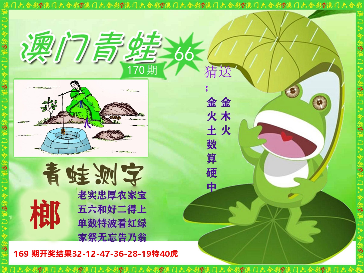 青蛙系列66 第170期
