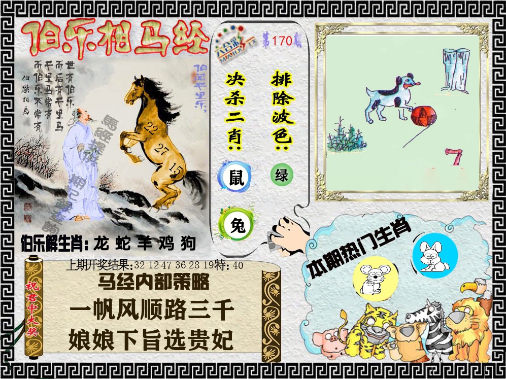 伯乐相马经 第170期