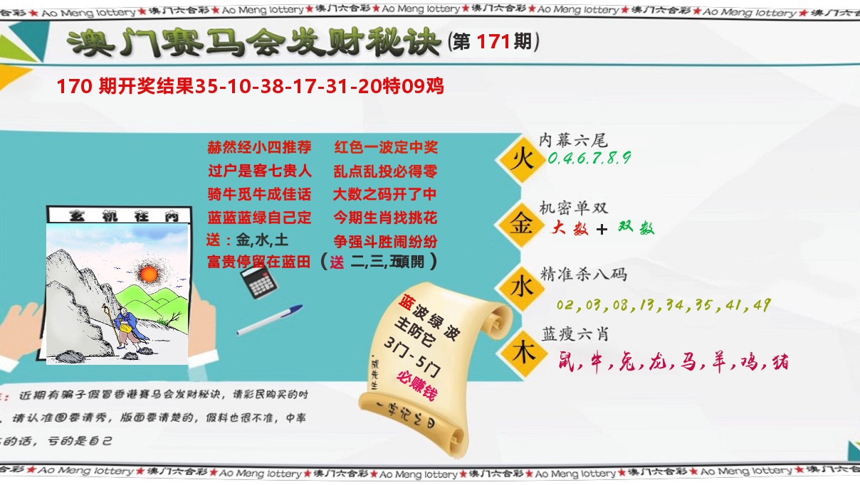 发财秘诀 第171期