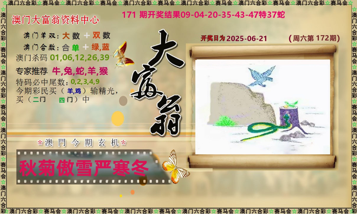 新大富翁 第172期