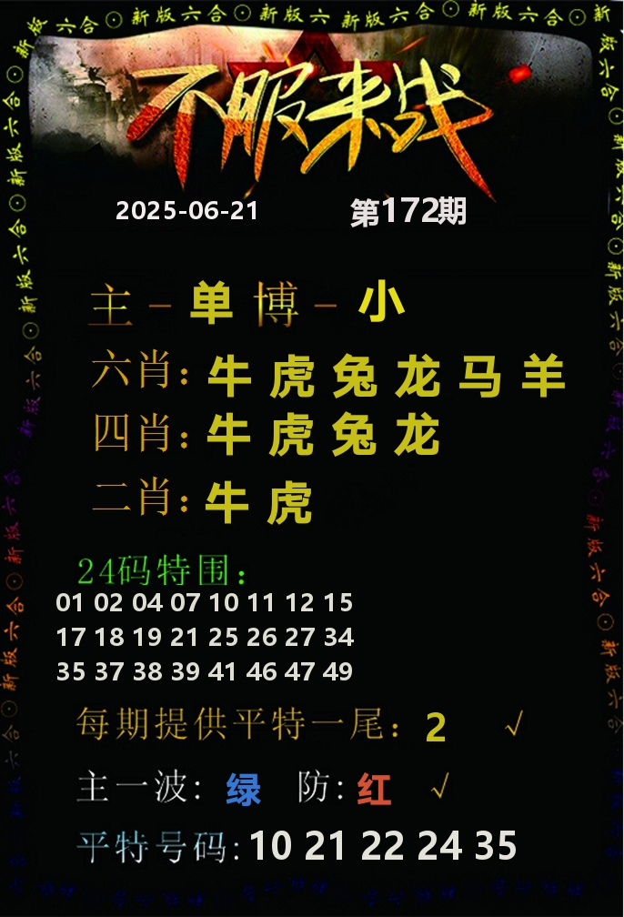 不服来战 第172期