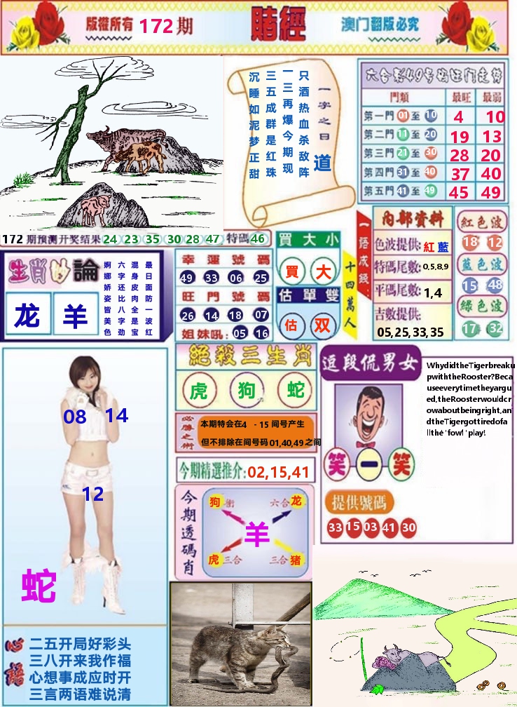 澳门赌经 第172期