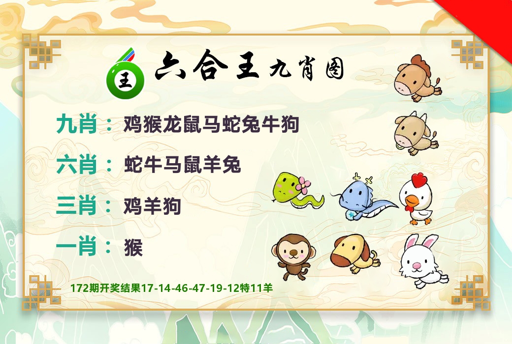 六合王九肖图 第173期