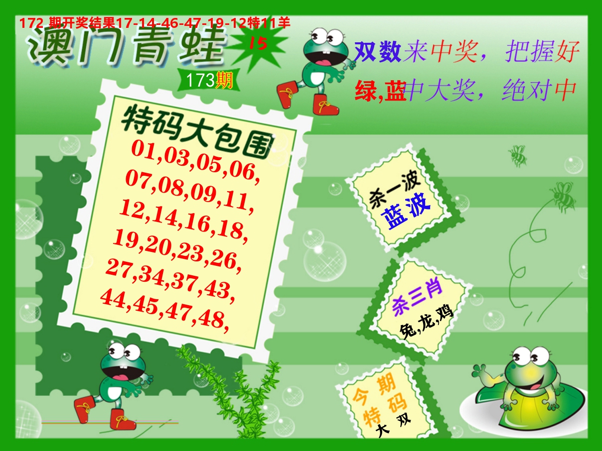 青蛙系列15 第173期