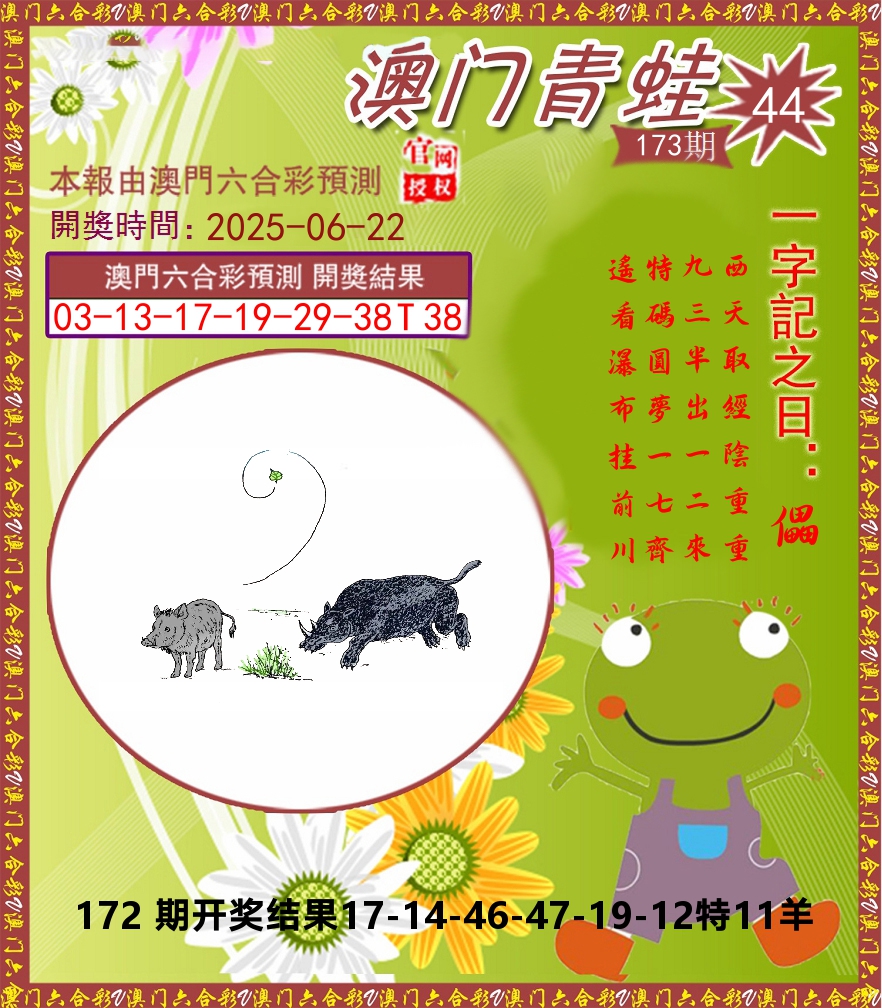青蛙系列44 第173期