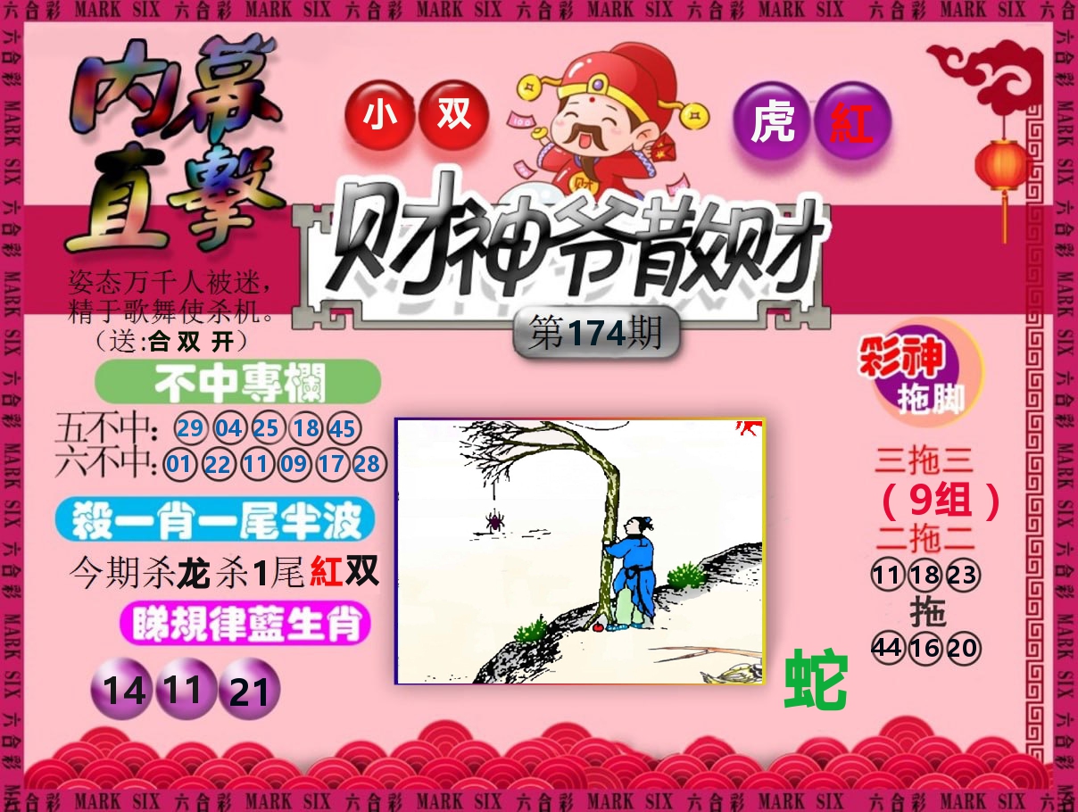 财神爷散财 第174期