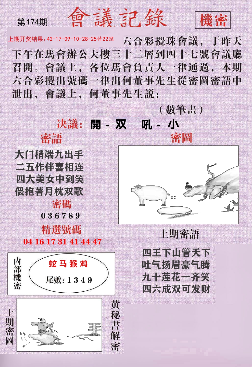 会议记录 第174期
