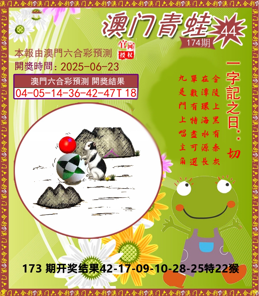 青蛙系列44 第174期
