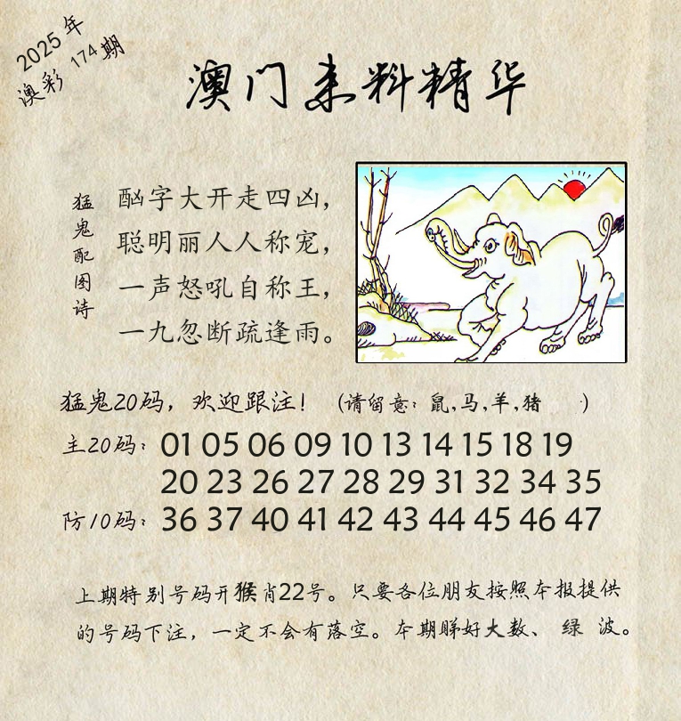 精华来料 第174期