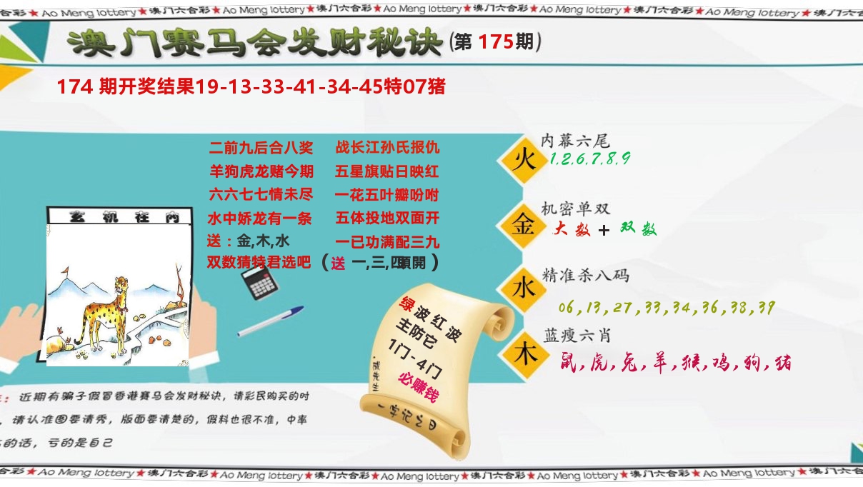 发财秘诀 第175期