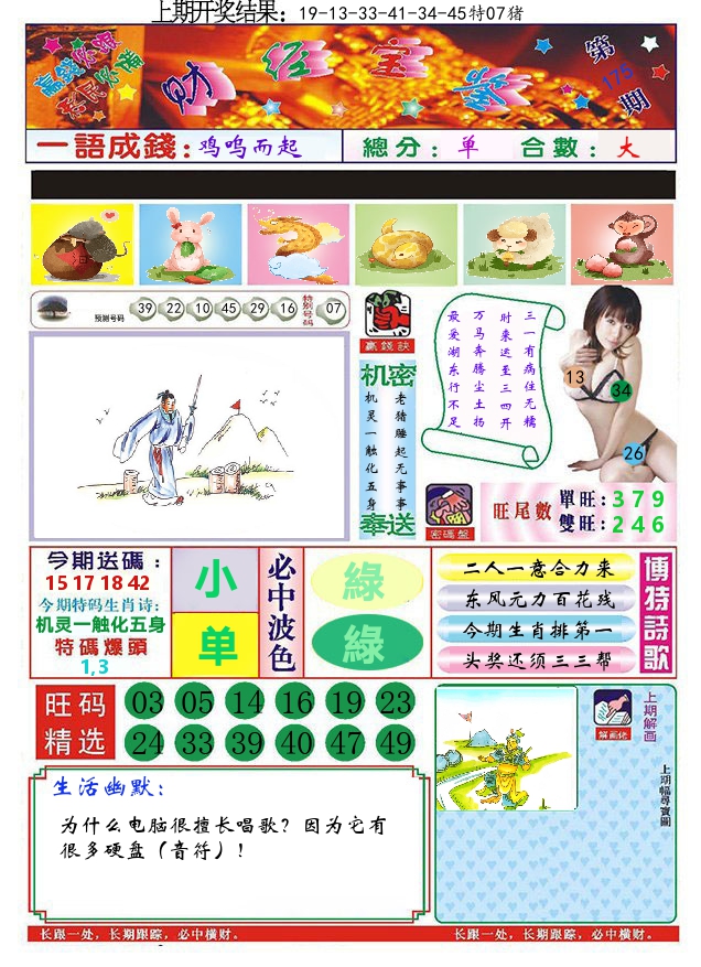 澳门财经宝鉴 第175期