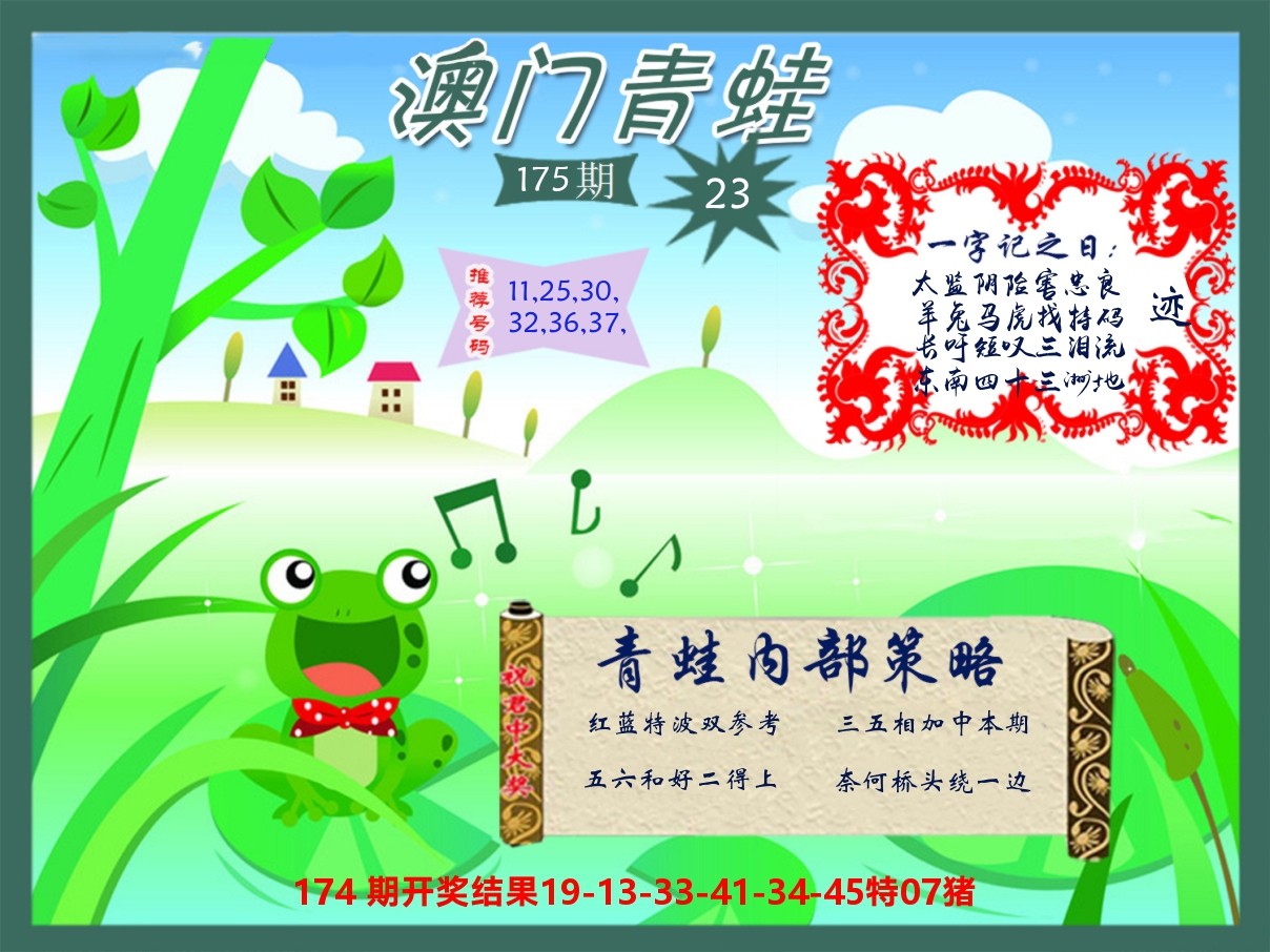 青蛙系列23 第175期