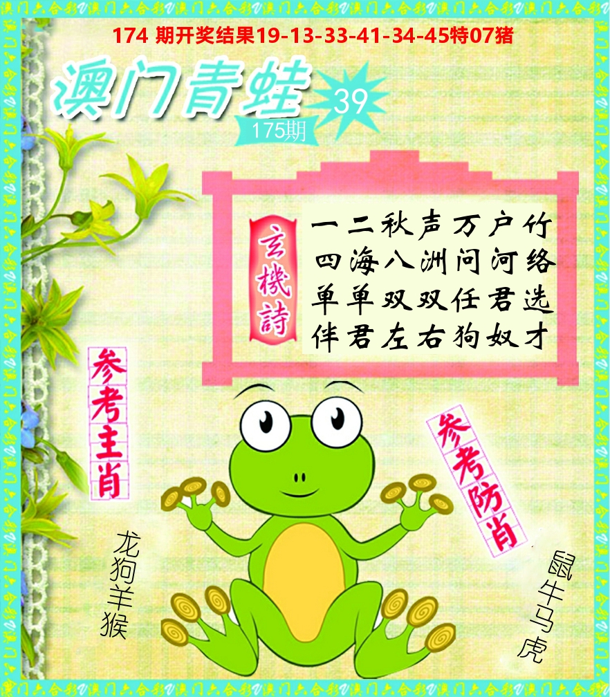 青蛙系列39 第175期