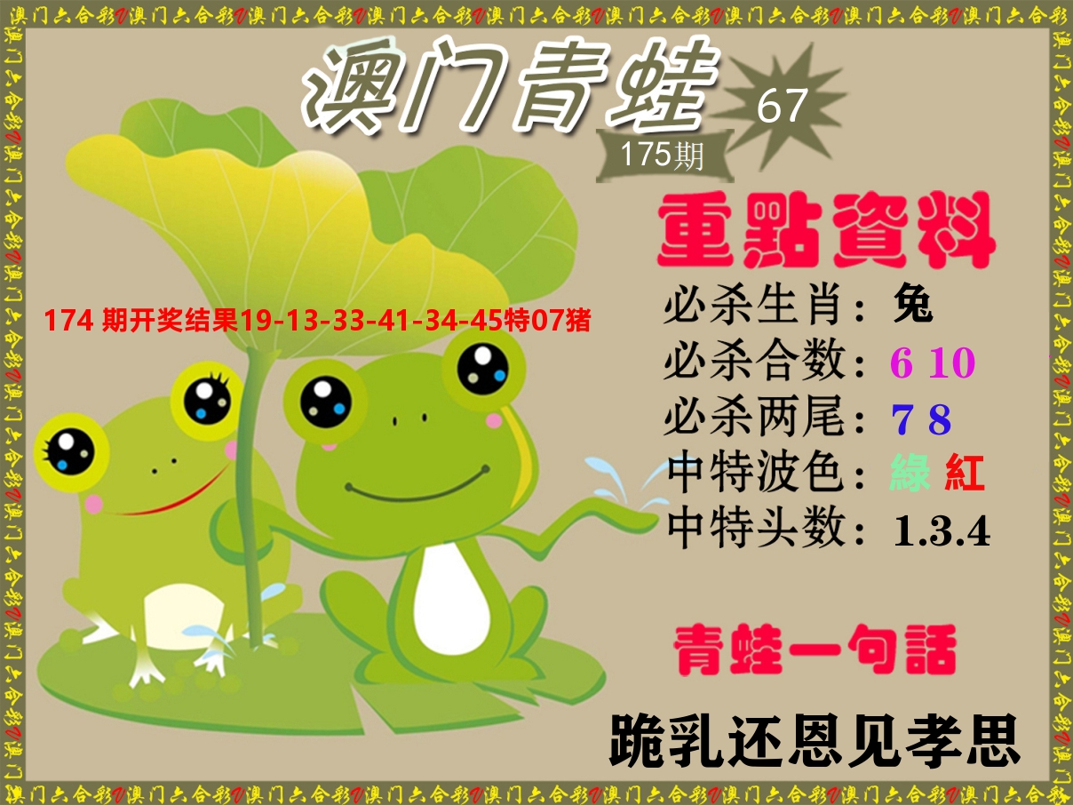 青蛙系列67 第175期