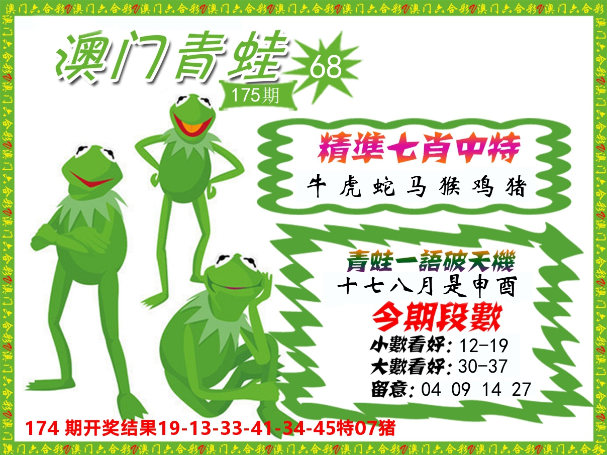 青蛙系列68 第175期