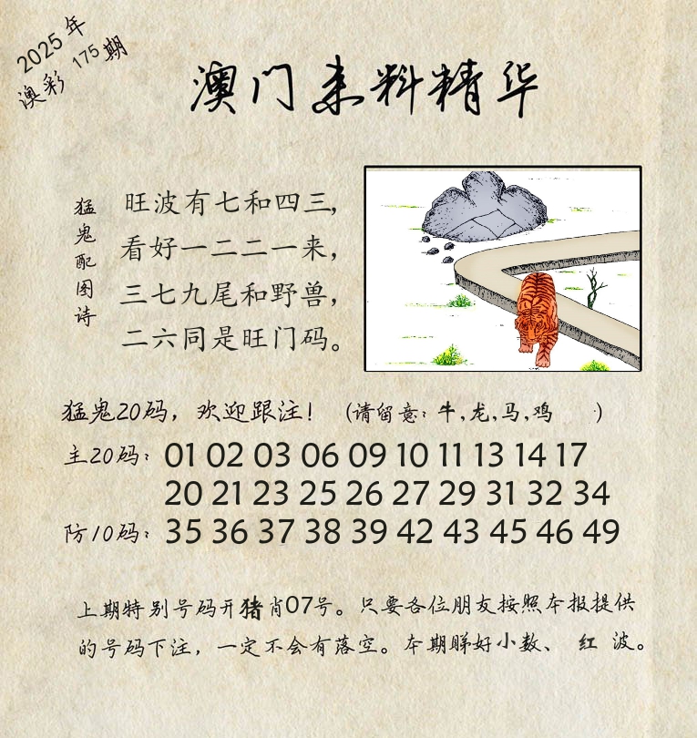 精华来料 第175期
