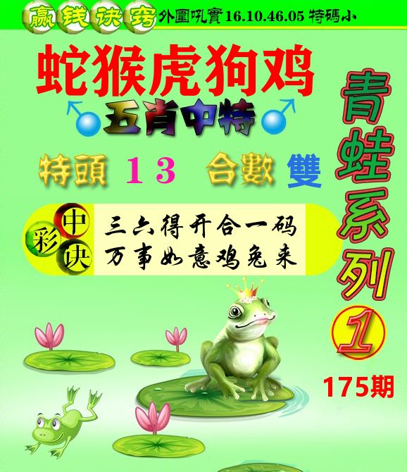 青蛙彩图 第175期