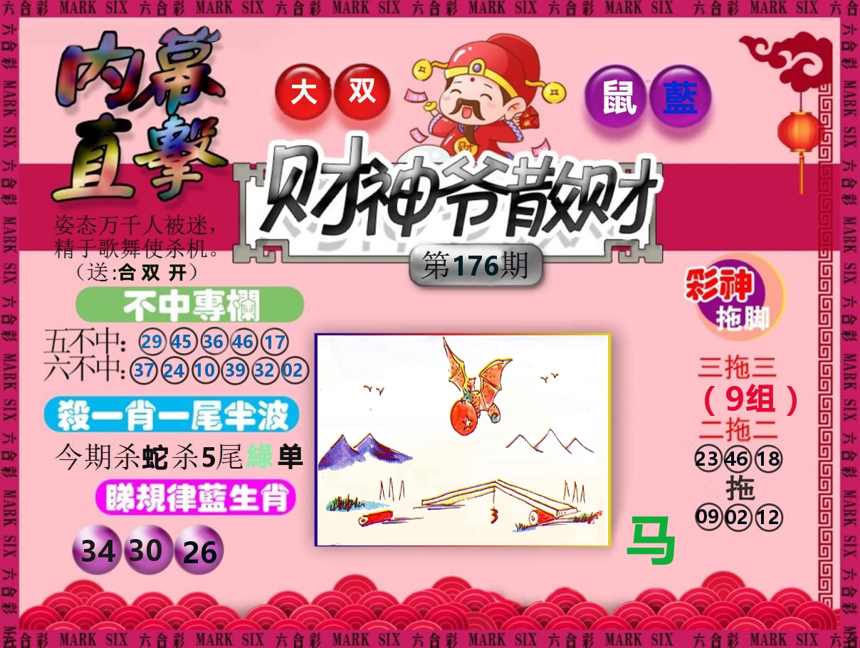 财神爷散财 第176期