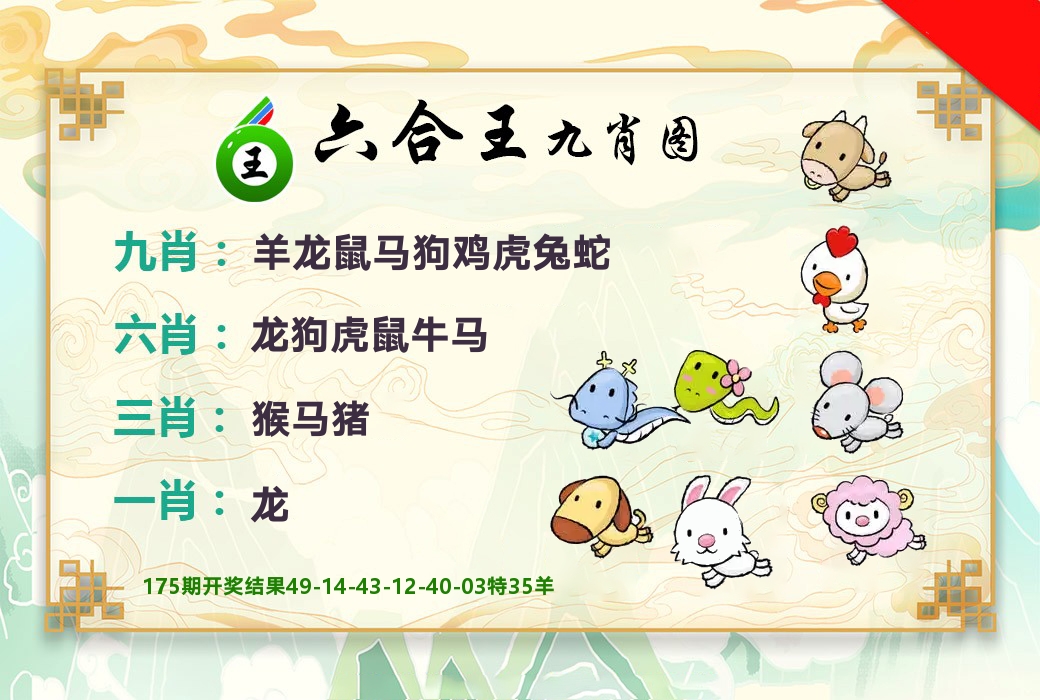六合王九肖图 第176期