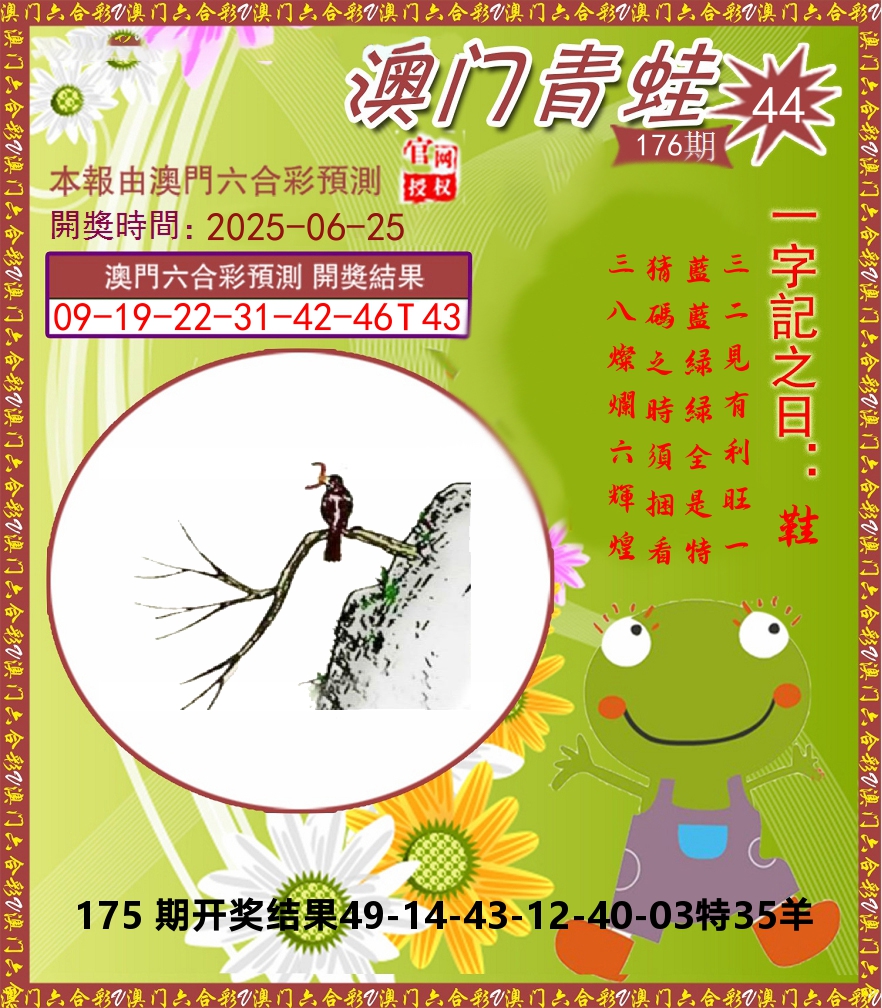 青蛙系列44 第176期