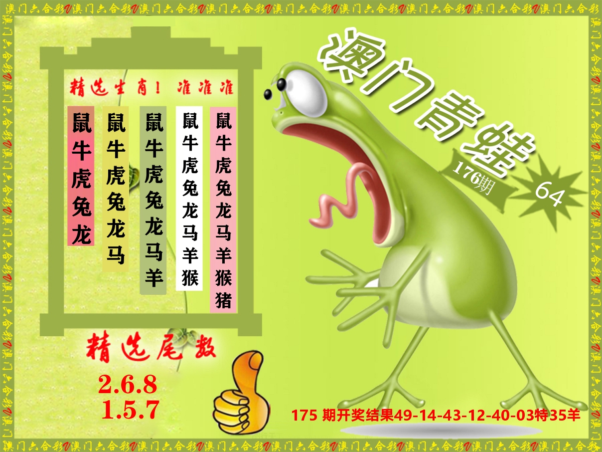 青蛙系列64 第176期